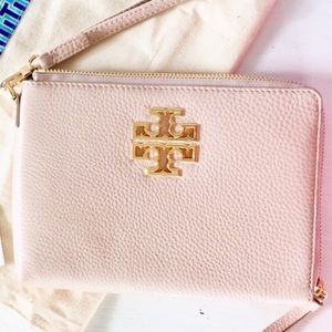 Tory Burch Britten Large Zip Pouch Wristlet